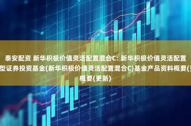 泰安配资 新华积极价值灵活配置混合C: 新华积极价值灵活配置混合型证券投资基金(新华积极价值灵活配置混合C)基金产品资料概要(更新)